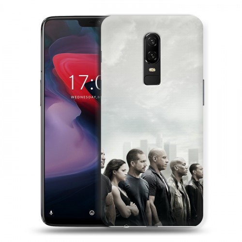 Дизайнерский пластиковый чехол для OnePlus 6 форсаж