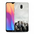 Дизайнерский силиконовый с усиленными углами чехол для Xiaomi RedMi 8A форсаж