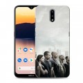 Дизайнерский силиконовый с усиленными углами чехол для Nokia 2.3 форсаж