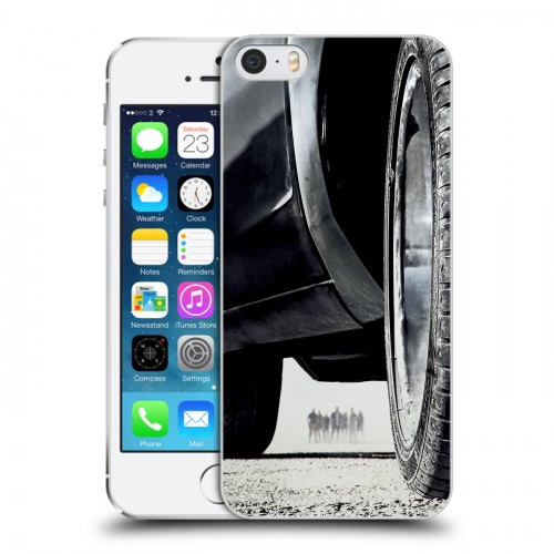 Дизайнерский пластиковый чехол для Iphone 5s форсаж