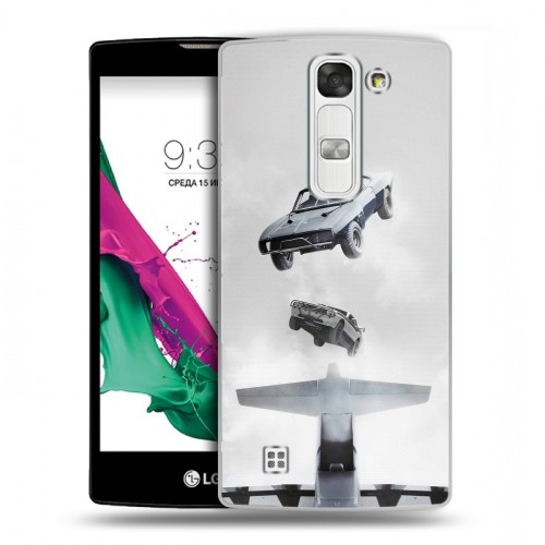 Дизайнерский пластиковый чехол для LG G4c форсаж