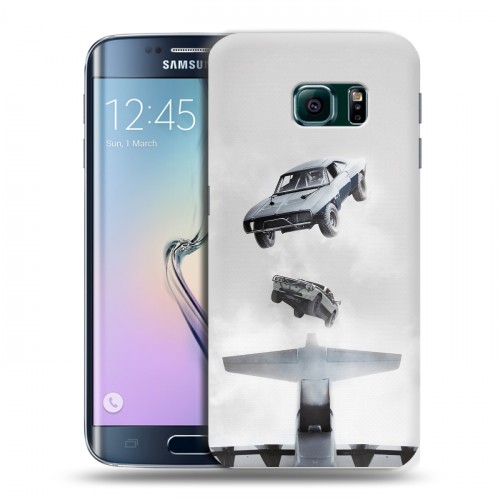 Дизайнерский пластиковый чехол для Samsung Galaxy S6 Edge форсаж