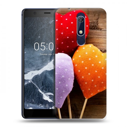 Дизайнерский пластиковый чехол для Nokia 5.1