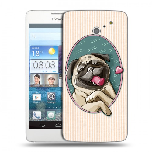 Дизайнерский пластиковый чехол для Huawei Ascend D2