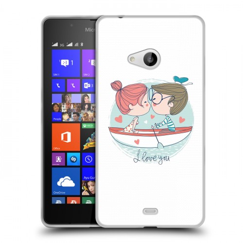 Дизайнерский пластиковый чехол для Microsoft Lumia 540