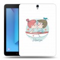 Дизайнерский силиконовый чехол для Samsung Galaxy Tab S3