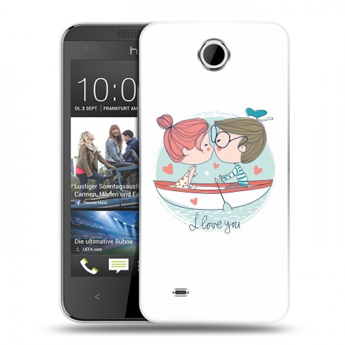 Дизайнерский пластиковый чехол для HTC Desire 300