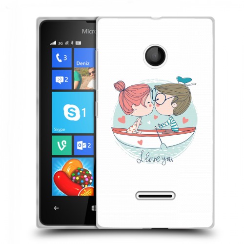 Дизайнерский пластиковый чехол для Microsoft Lumia 435