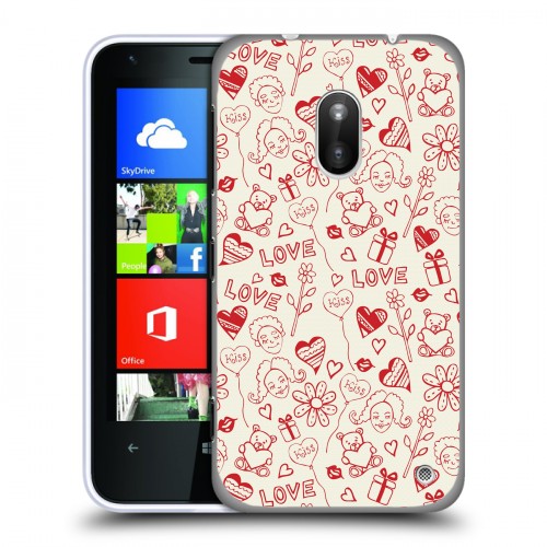 Дизайнерский пластиковый чехол для Nokia Lumia 620