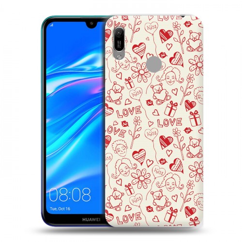 Дизайнерский пластиковый чехол для Huawei Y6 (2019)