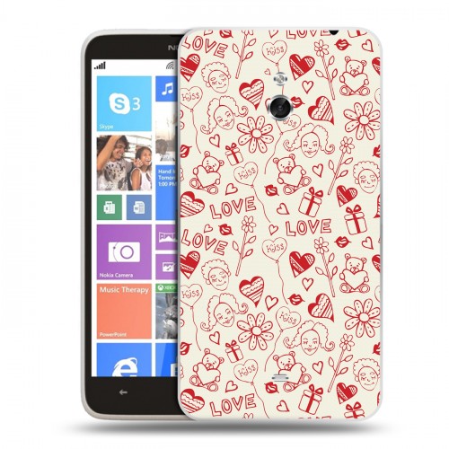 Дизайнерский пластиковый чехол для Nokia Lumia 1320