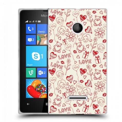 Дизайнерский пластиковый чехол для Microsoft Lumia 435