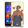 Дизайнерский пластиковый чехол для Microsoft Lumia 540