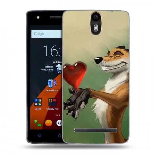 Дизайнерский силиконовый чехол для Wileyfox Storm