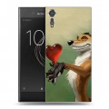 Дизайнерский пластиковый чехол для Sony Xperia XZs