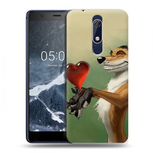 Дизайнерский пластиковый чехол для Nokia 5.1