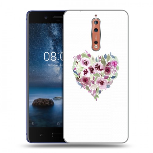 Дизайнерский пластиковый чехол для Nokia 8