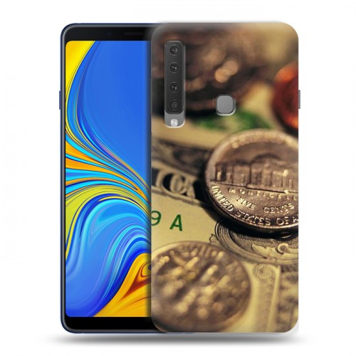 Дизайнерский пластиковый чехол для Samsung Galaxy A9 (2018) Текстуры денег