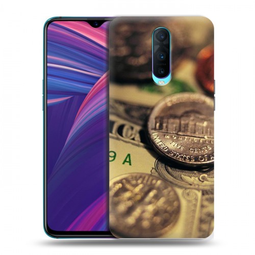 Дизайнерский пластиковый чехол для OPPO RX17 Pro Текстуры денег