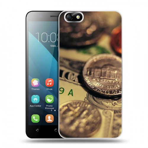 Дизайнерский пластиковый чехол для Huawei Honor 4X Текстуры денег