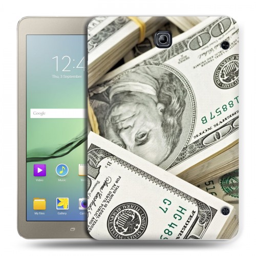 Дизайнерский силиконовый чехол для Samsung Galaxy Tab S2 8.0 Текстуры денег
