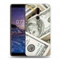 Дизайнерский пластиковый чехол для Nokia 7 Plus Текстуры денег