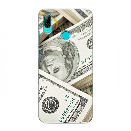Дизайнерский пластиковый чехол для Huawei P Smart (2019) Текстуры денег
