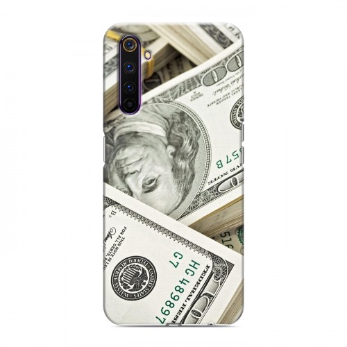 Дизайнерский силиконовый чехол для Realme 6 Pro Текстуры денег