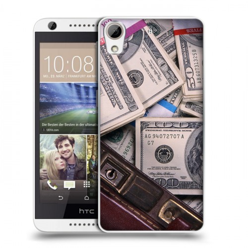 Дизайнерский силиконовый чехол для HTC Desire 626 Текстуры денег