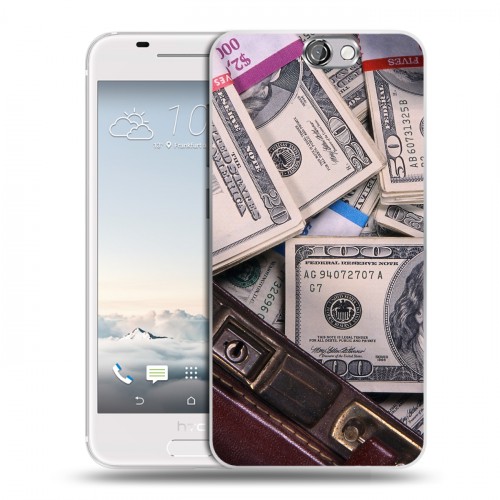 Дизайнерский пластиковый чехол для HTC One A9 Текстуры денег