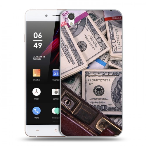 Дизайнерский пластиковый чехол для OnePlus X Текстуры денег