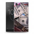 Дизайнерский пластиковый чехол для Sony Xperia L1 Текстуры денег