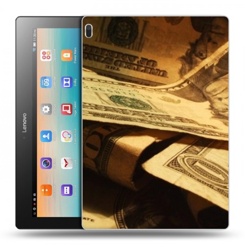 Дизайнерский силиконовый чехол для Lenovo Tab 4 10 Текстуры денег