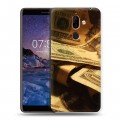 Дизайнерский пластиковый чехол для Nokia 7 Plus Текстуры денег