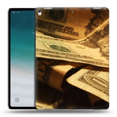 Дизайнерский силиконовый чехол для IPad Pro 12.9 (2018) Текстуры денег