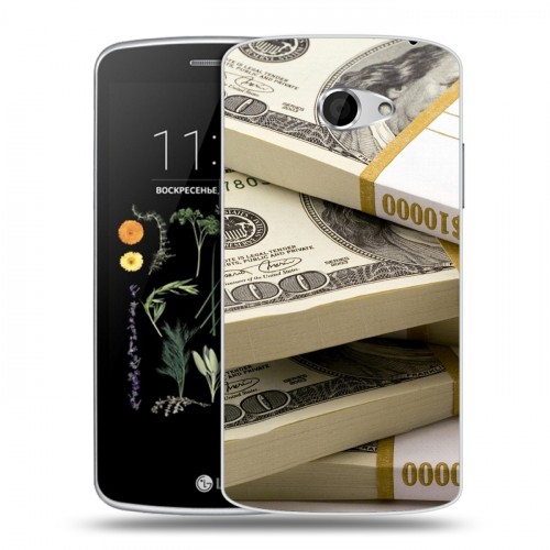 Дизайнерский силиконовый чехол для LG K5 Текстуры денег