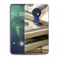 Дизайнерский силиконовый чехол для Nokia 6.2 Текстуры денег