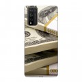 Дизайнерский пластиковый чехол для Huawei Honor 10X Lite Текстуры денег