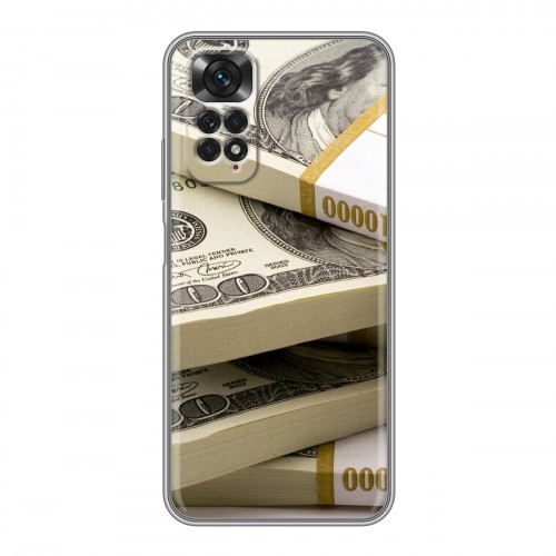 Дизайнерский силиконовый чехол для Xiaomi Redmi Note 11 Текстуры денег
