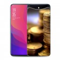 Дизайнерский силиконовый чехол для OPPO Find X Текстуры денег