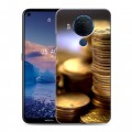 Дизайнерский силиконовый чехол для Nokia 5.4 Текстуры денег