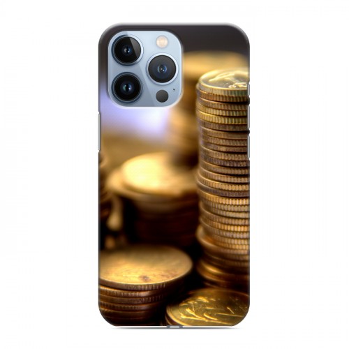 Дизайнерский силиконовый чехол для Iphone 13 Pro Текстуры денег