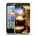 Дизайнерский пластиковый чехол для Nokia Lumia 630/635 Текстуры денег