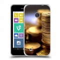 Дизайнерский пластиковый чехол для Nokia Lumia 530 Текстуры денег