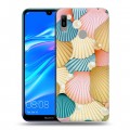 Дизайнерский пластиковый чехол для Huawei Y6 (2019) Ракушки узоры