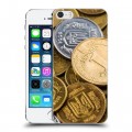Дизайнерский пластиковый чехол для Iphone 5s Текстуры денег