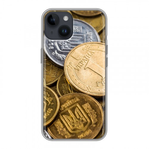 Дизайнерский пластиковый чехол для Iphone 14 Текстуры денег