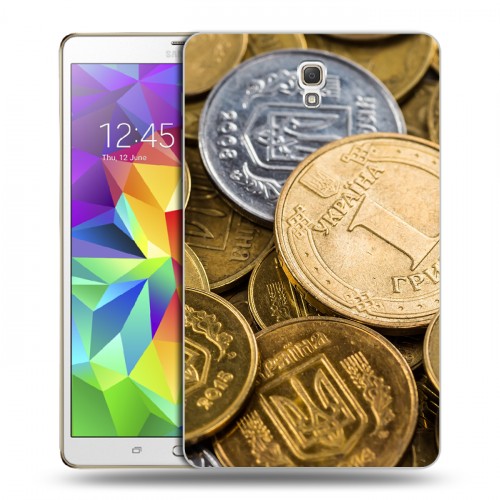 Дизайнерский силиконовый чехол для Samsung Galaxy Tab S 8.4 Текстуры денег