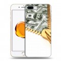 Дизайнерский силиконовый чехол для Iphone 7 Plus / 8 Plus Текстуры денег