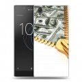 Дизайнерский пластиковый чехол для Sony Xperia L1 Текстуры денег